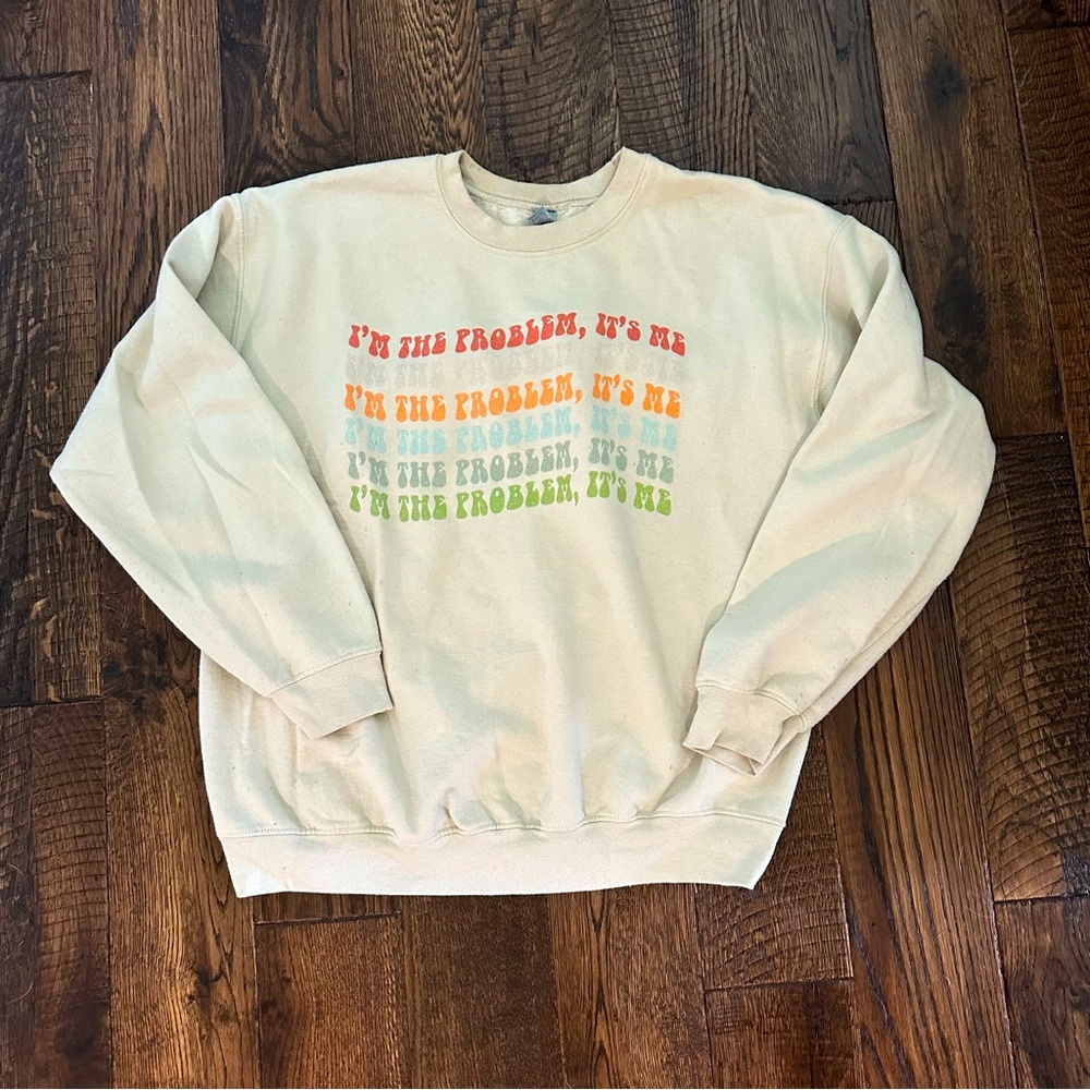 I’m the problem sweatshirt - Taylor Swift lyrics